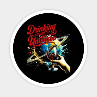Drinking around the Universe In Orlando Florida Theme Park Magnet